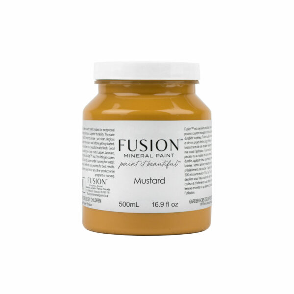 fusion mineral paint mustard pint