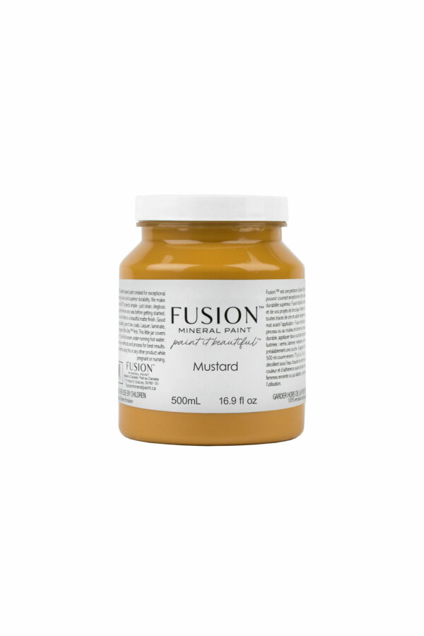 fusion mineral paint mustard pint