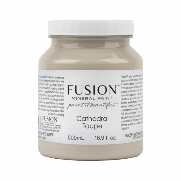 fusion mineral paint cathedraltaupe pint