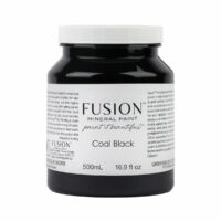 fusion mineral paint coalblack pint