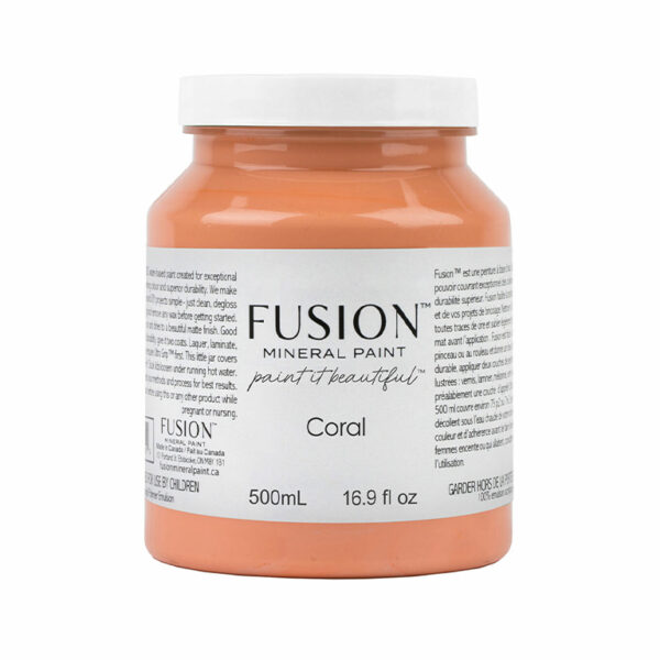 fusion mineral paint coral r1