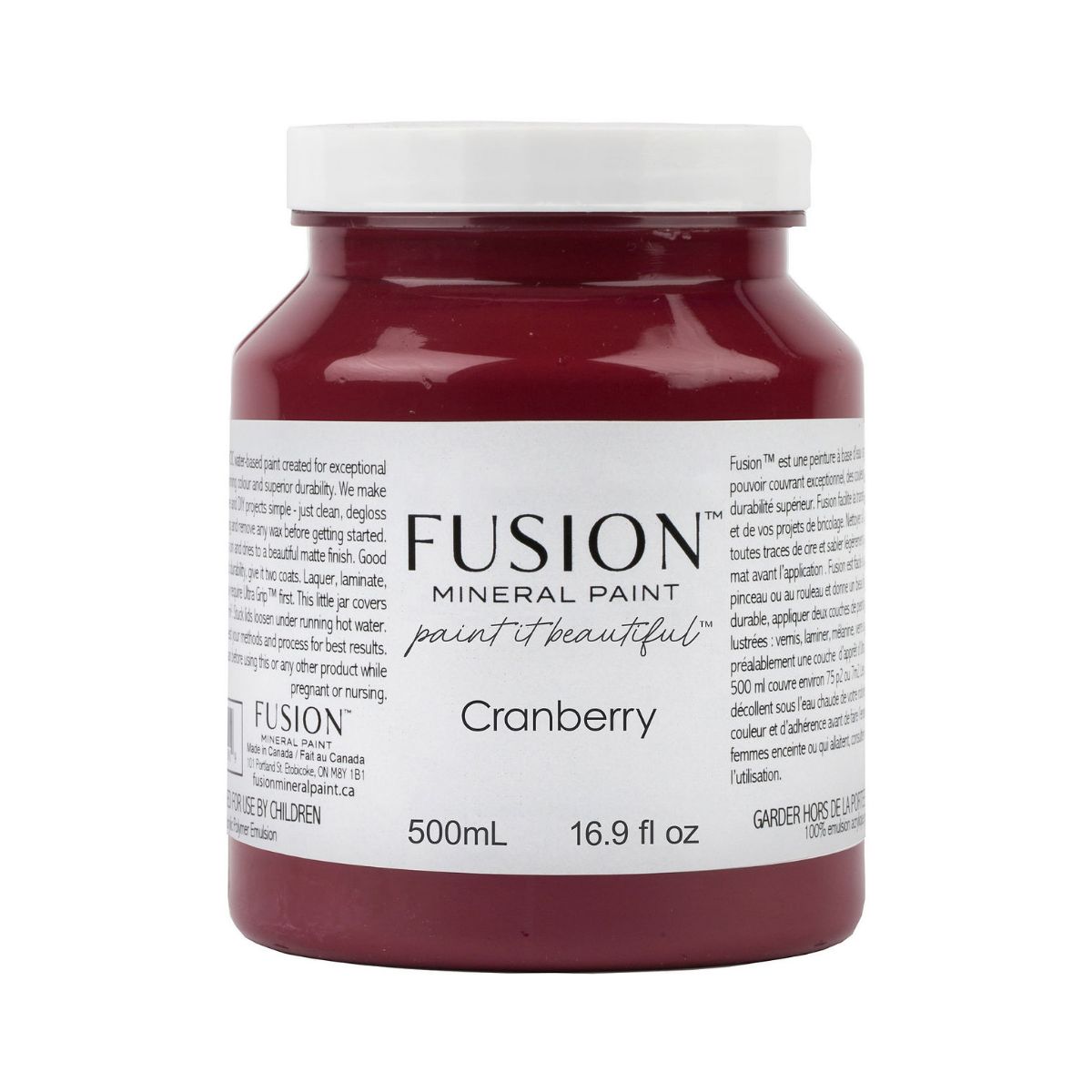 fusion mineral paint cranberry pint