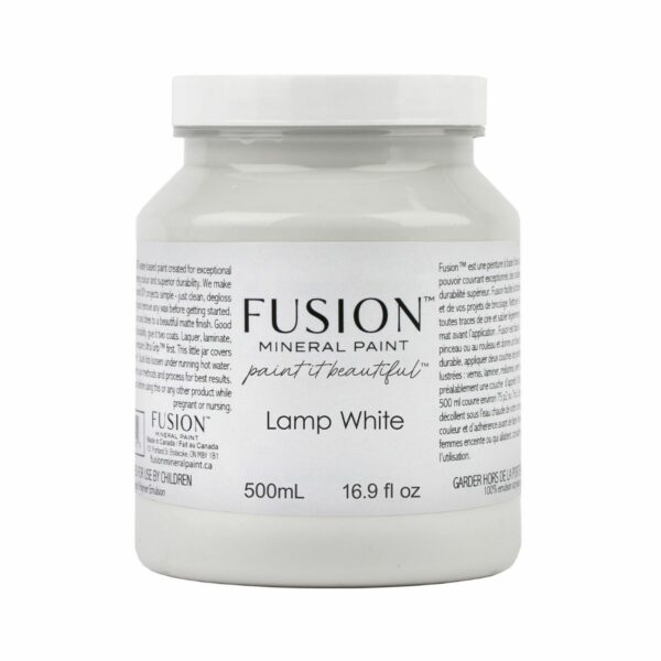 fusion mineral paint lampwhite pint