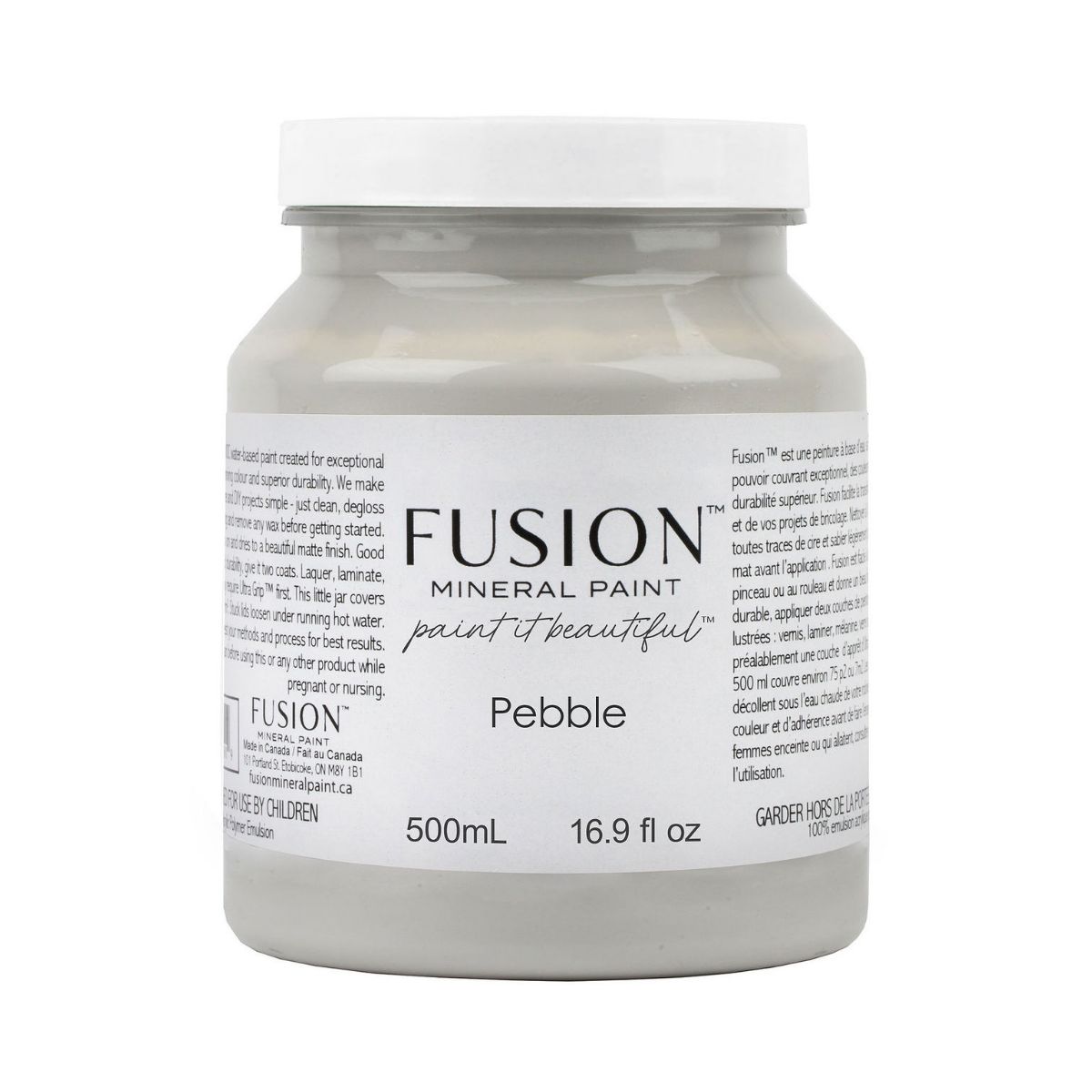 fusion mineral paint pebble pint