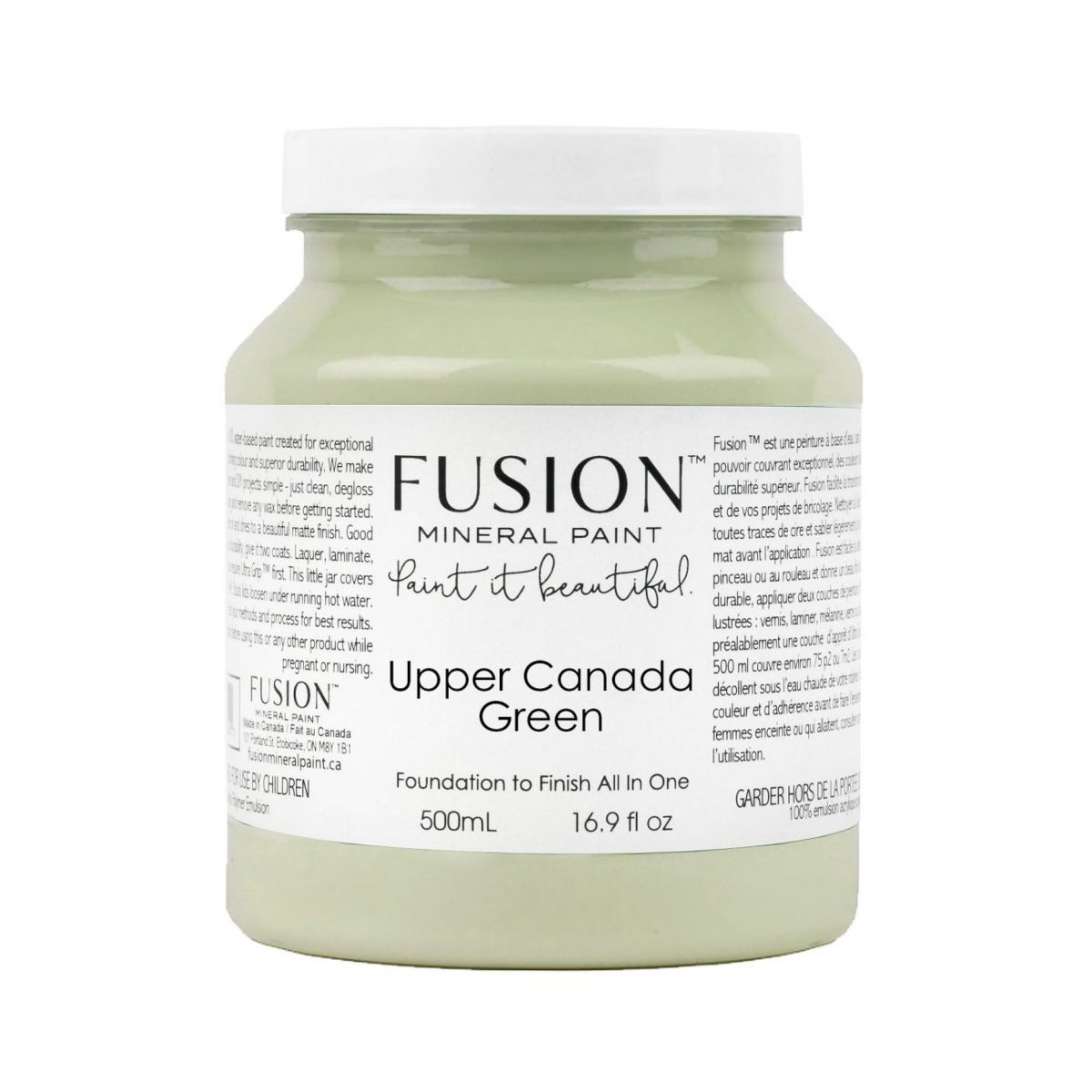 Fusion Mineral Paint Upper Canada Green trend + relic