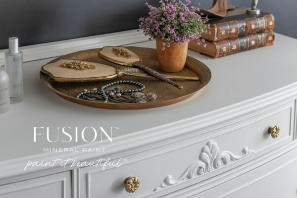 12 Fusion Mineral Paint Parchment Dresser WR 230426 1975(1)
