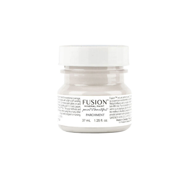 fusion mineral paint parchment tester